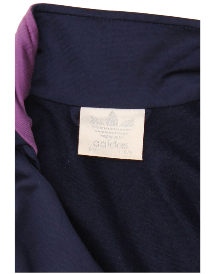 Adidas Grafisk træningsdragt jakke til mænd Stor marineblå farveblok