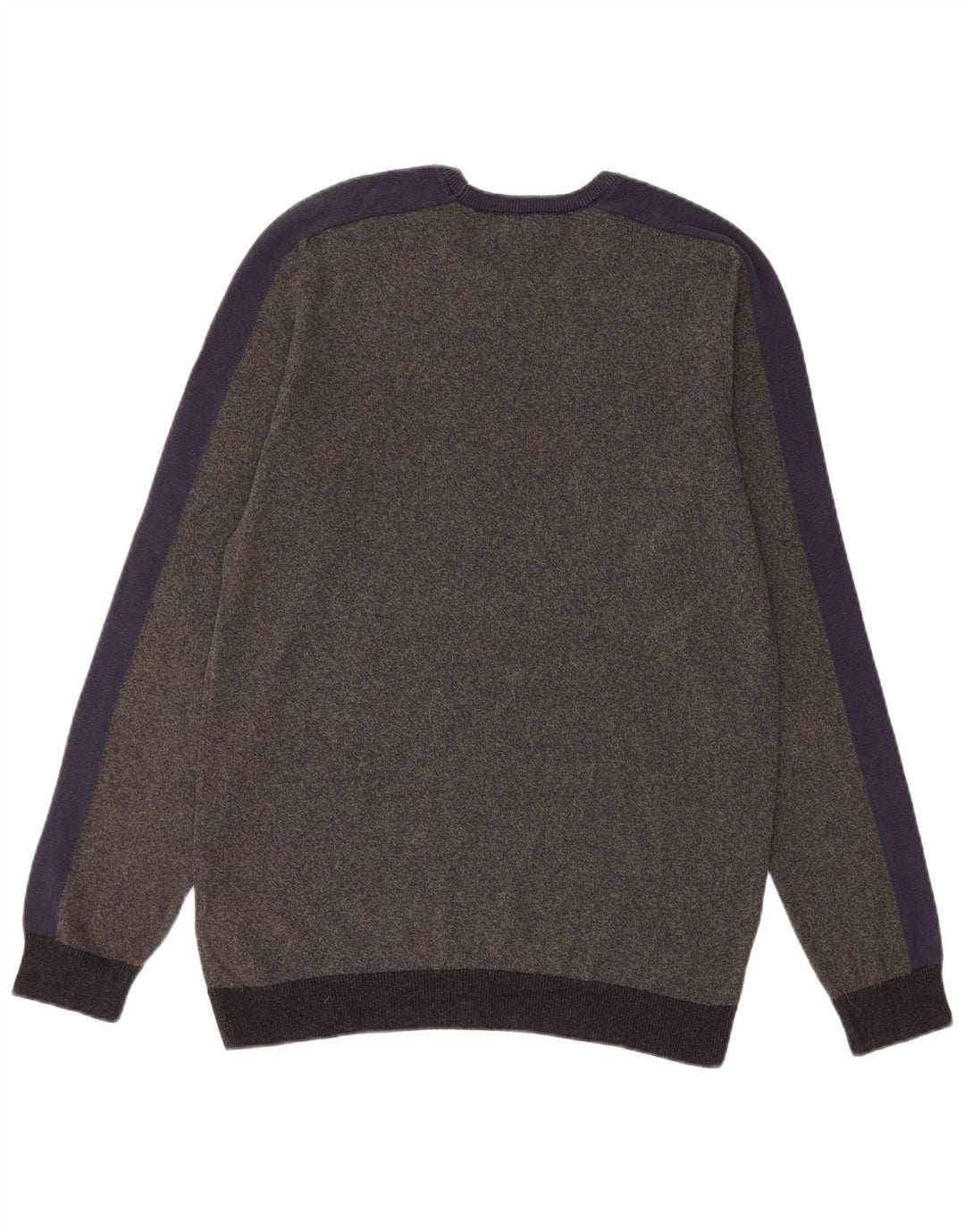Marks & Spencer Herre sweater med rund hals, lille Khaki stribet bomuld