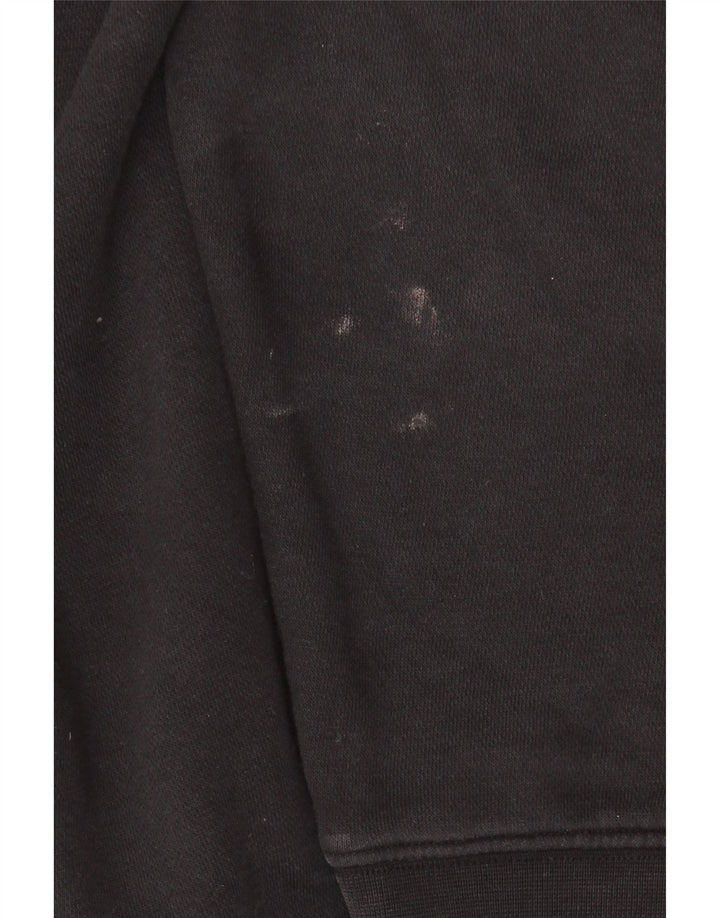 NIKE Loose Fit Hoodie Jumper Medium Sort Bomuld