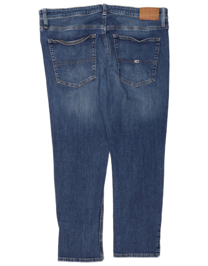 TOMMY HILFIGER Herre Austin Slim Jeans W38 L26 Blå Bomuld