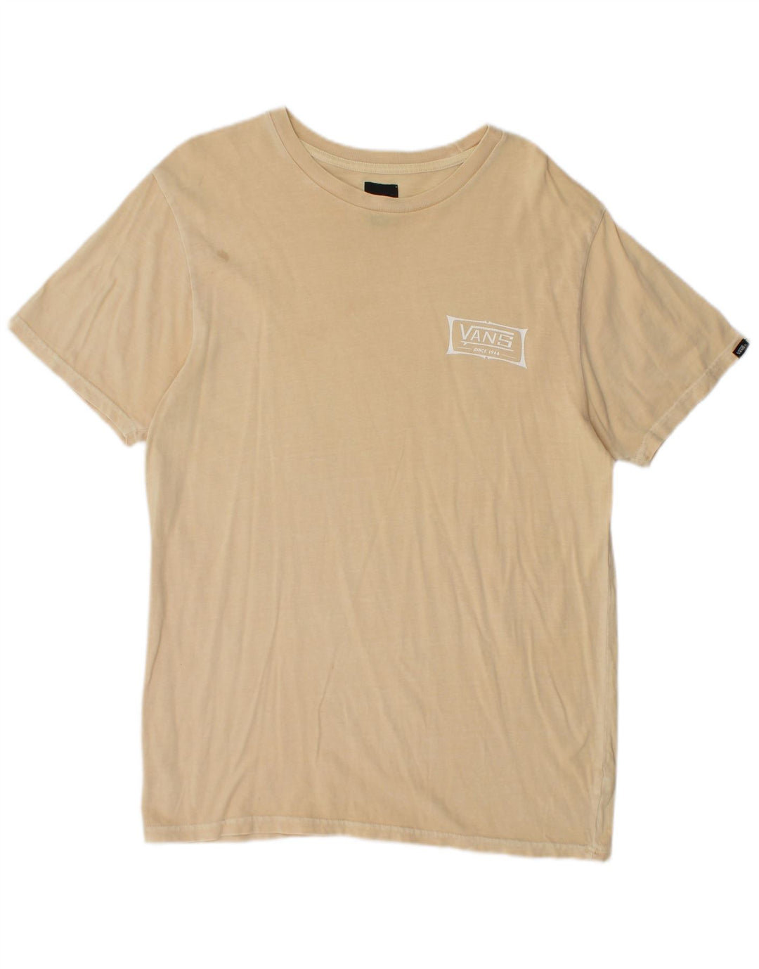 Vans Herre grafisk T-shirt Top Medium Beige