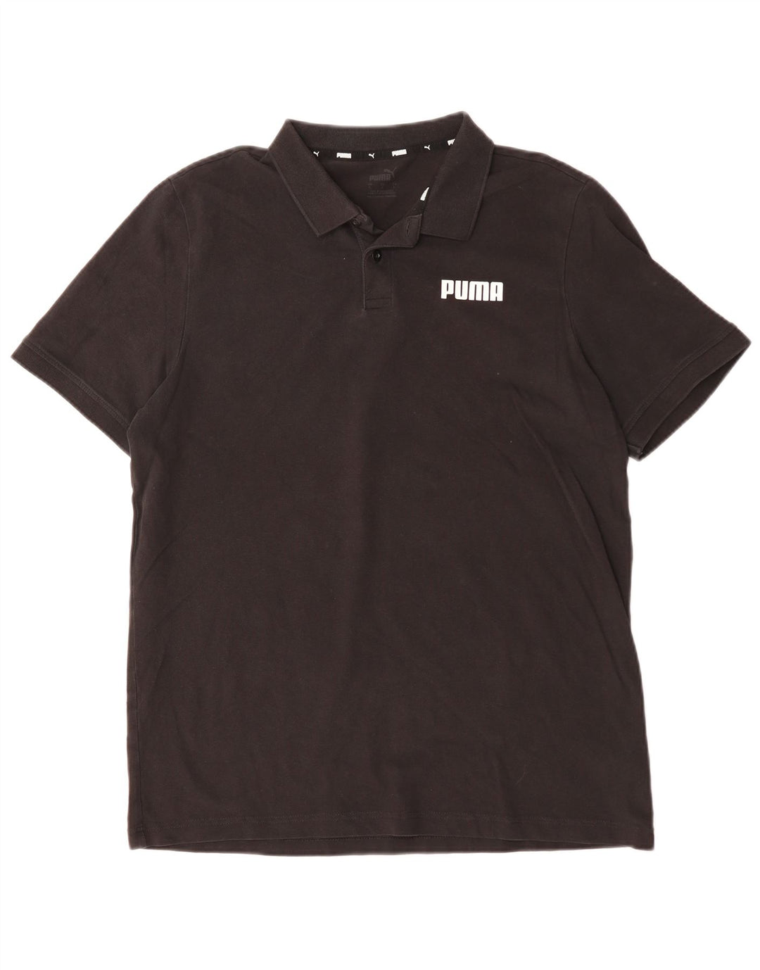 PUMA Poloshirt til mænd Stor sort bomuld