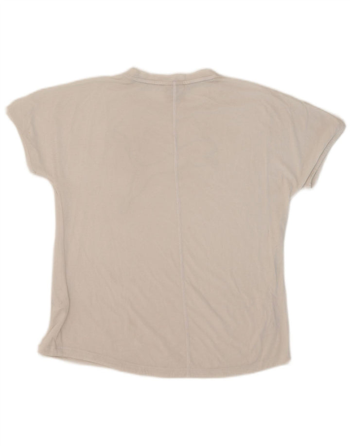 Puma Grafisk T-Shirt Top UK 16 Stor hvid polyester