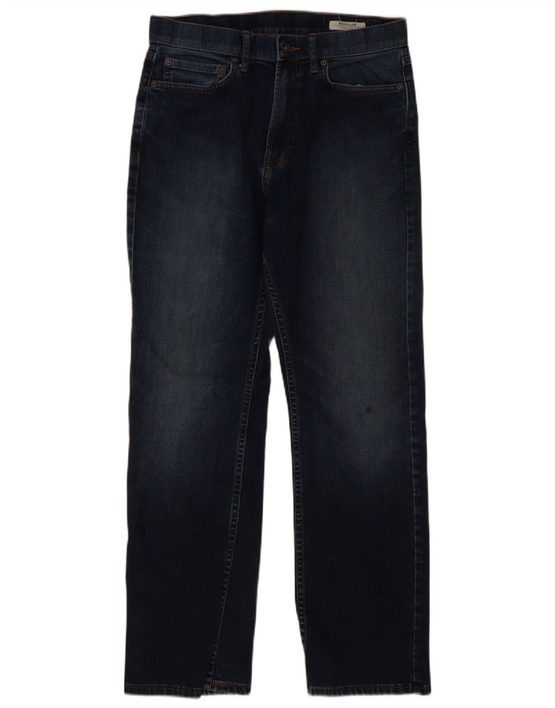 Marks & Spencer Straight Jeans til mænd W32 L31 Marineblå bomuld