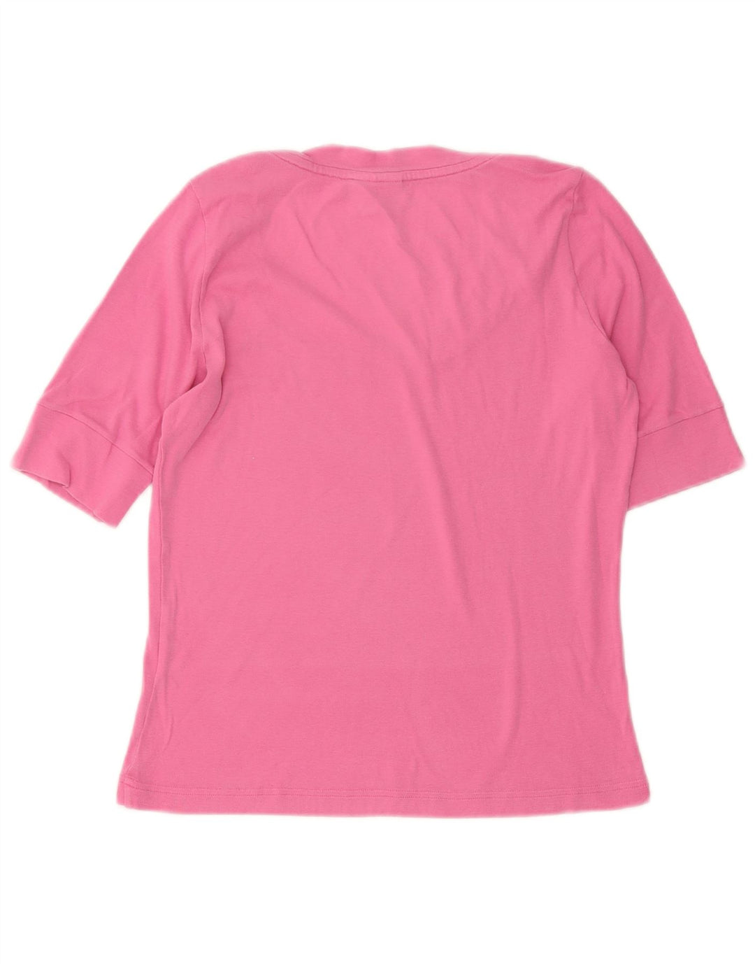 Lacoste Dame T-Shirt Top Størrelse 44 Large Pink Bomuld