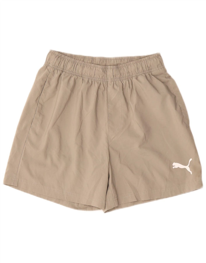 Puma sportsshorts til kvinder, små beige polyester