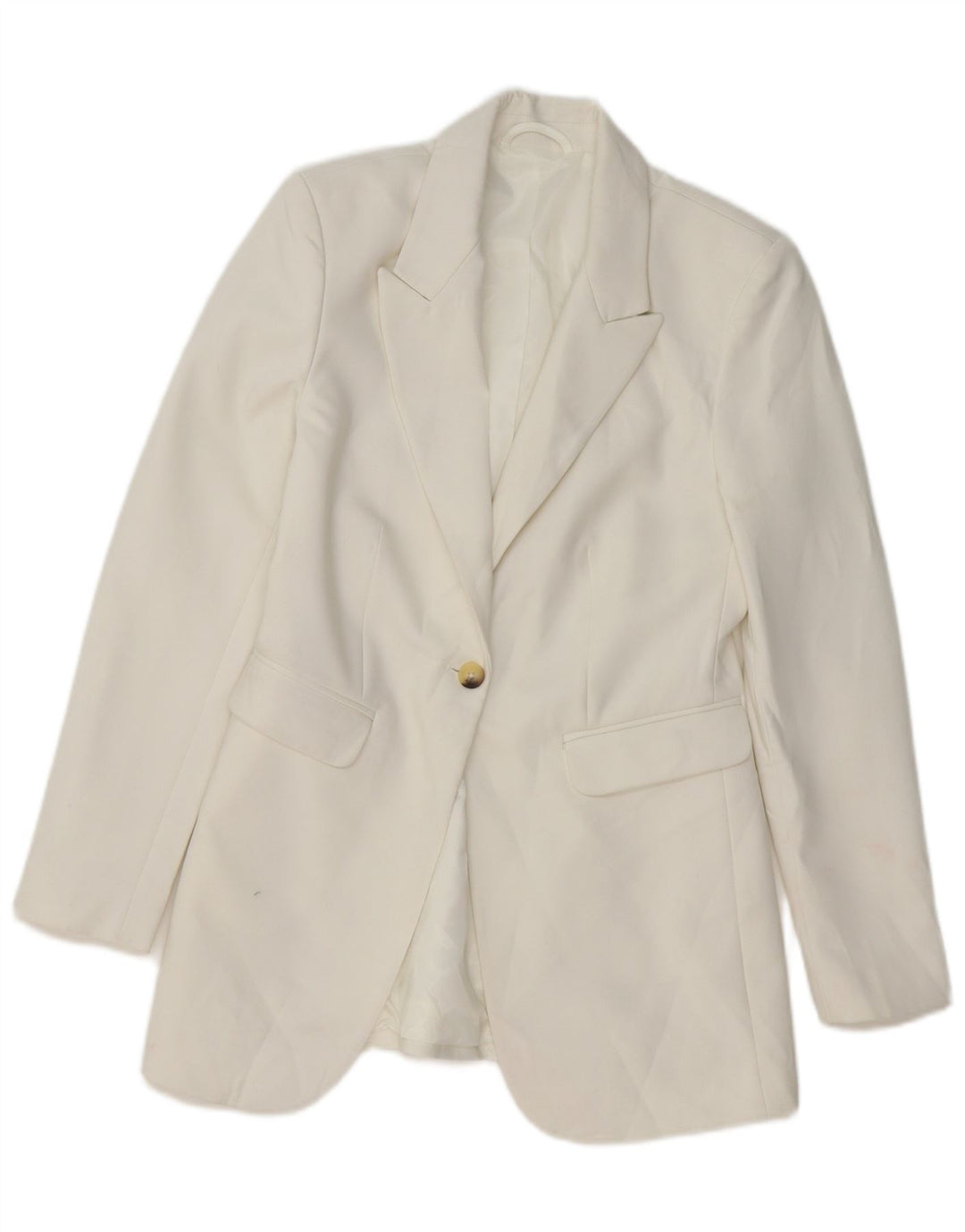 MARKS & SPENCER Dame London 1-knaps blazerjakke UK 6 XS Hvid