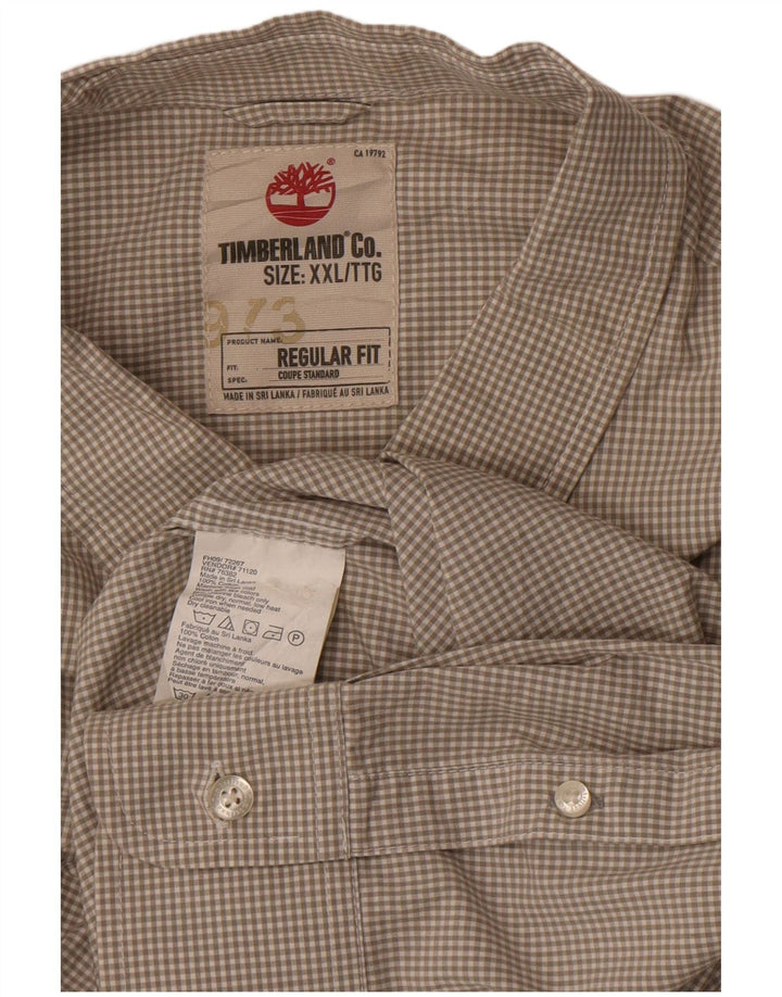 Timberland Herre Regular Fit skjorte 2XL Grå Gingham Bomuld