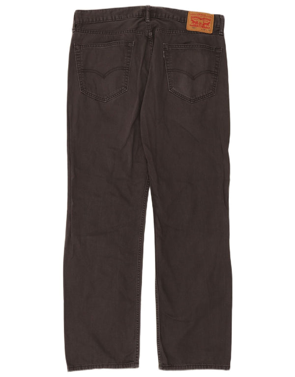 Levi's Herre 505 Straight Jeans W36 L32 Grå Bomuld