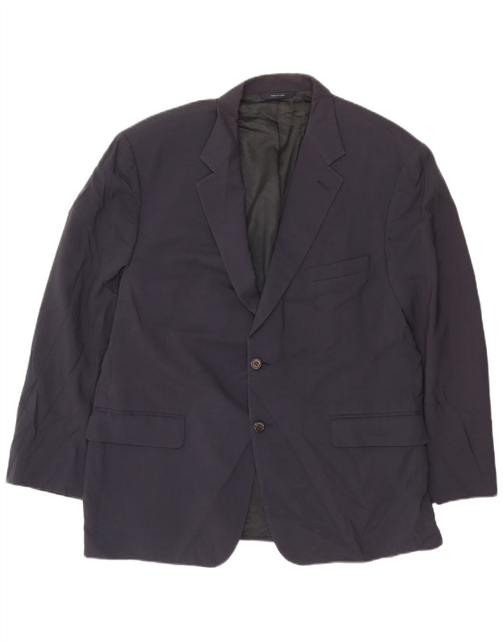 Brooks Brothers Herre 2-knaps blazerjakke UK 40 Stor marineblå uld
