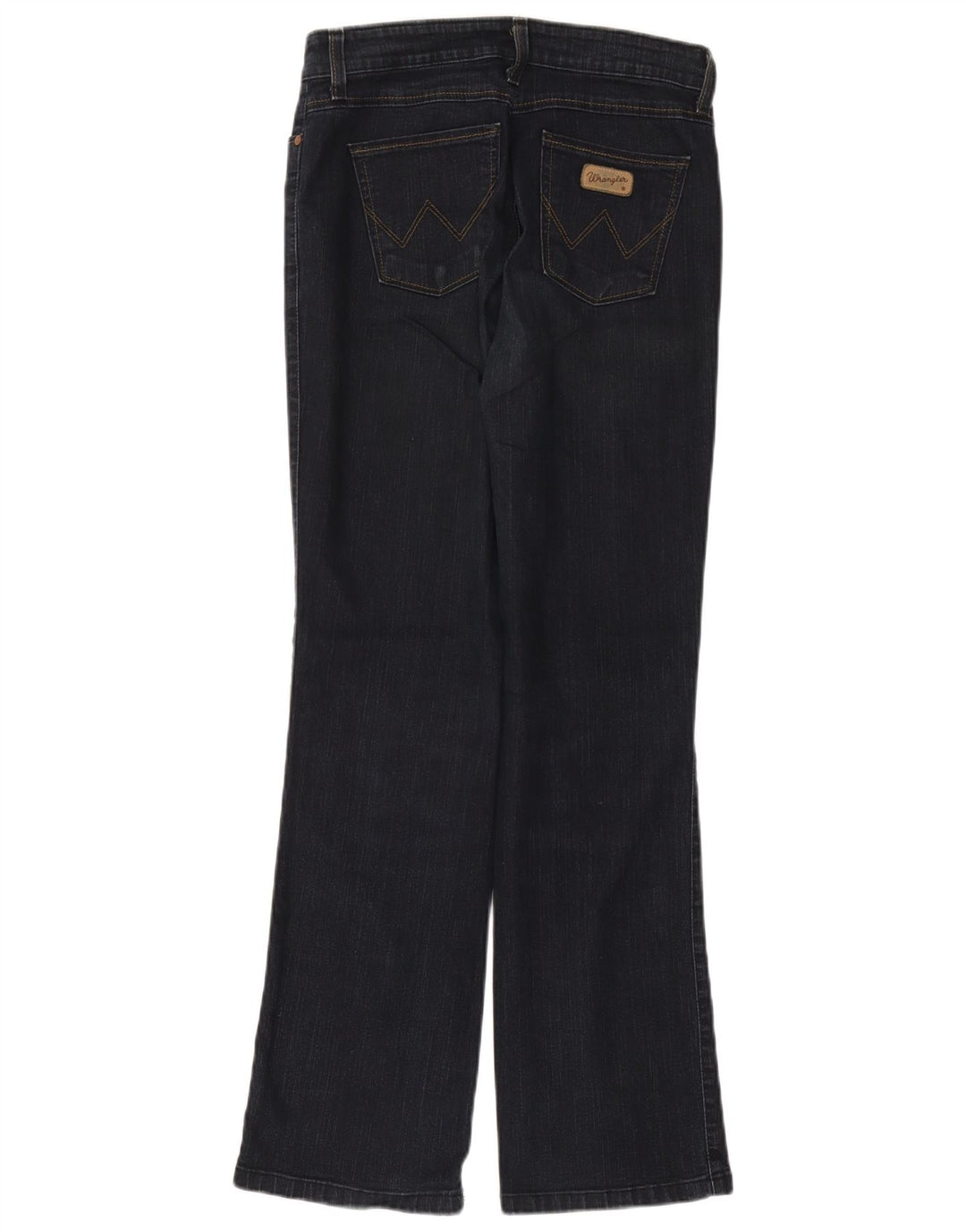 Wrangler Womens Curve Bootcut Jeans W30 L32 Marineblå Bomuld