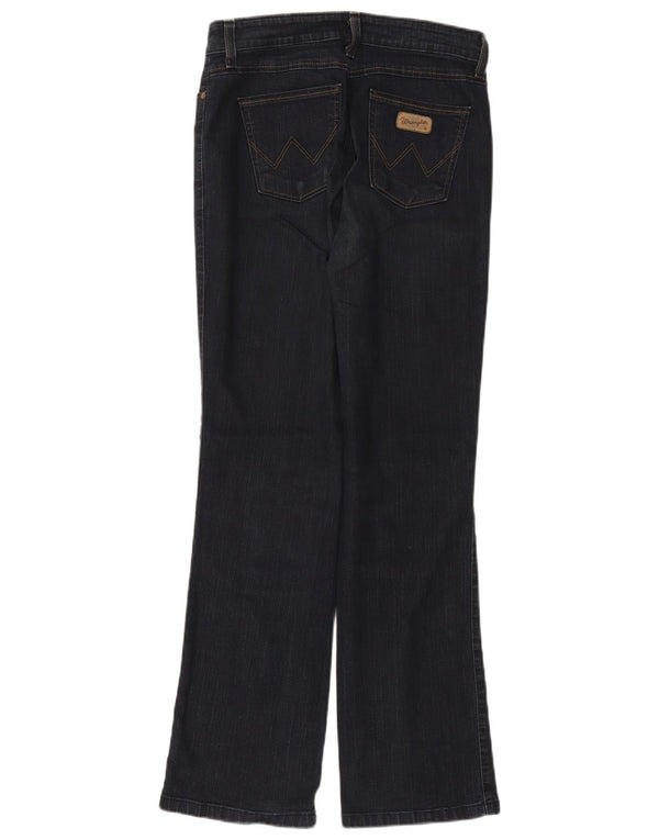 Wrangler Womens Curve Bootcut Jeans W30 L32 Marineblå Bomuld