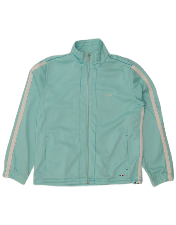 LOTTO Træningsdragt topjakke til kvinder UK 18 XL Blå Stribet Polyester