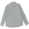 JACK & JONES Mens Slim Shirt 2XL Grey Striped Cotton | Vintage Jack & Jones | Thrift | Second-Hand Jack & Jones | Used Clothing | Messina Hembry 