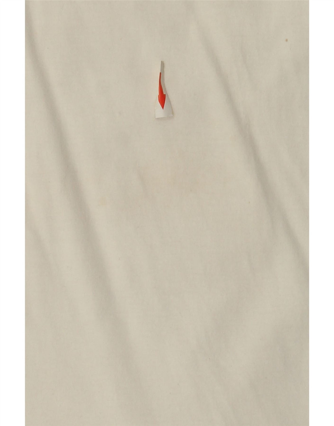 Fila Herre Grafisk T-Shirt Top Medium Hvid Bomuld