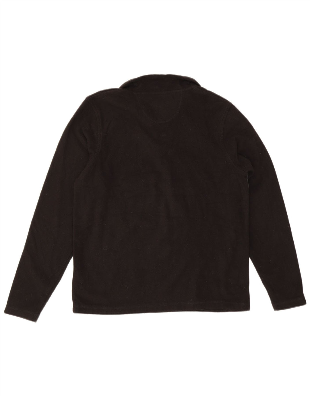 Pierre Cardin Fleece Jumper med lynlås til mænd Medium Sort Colourblock