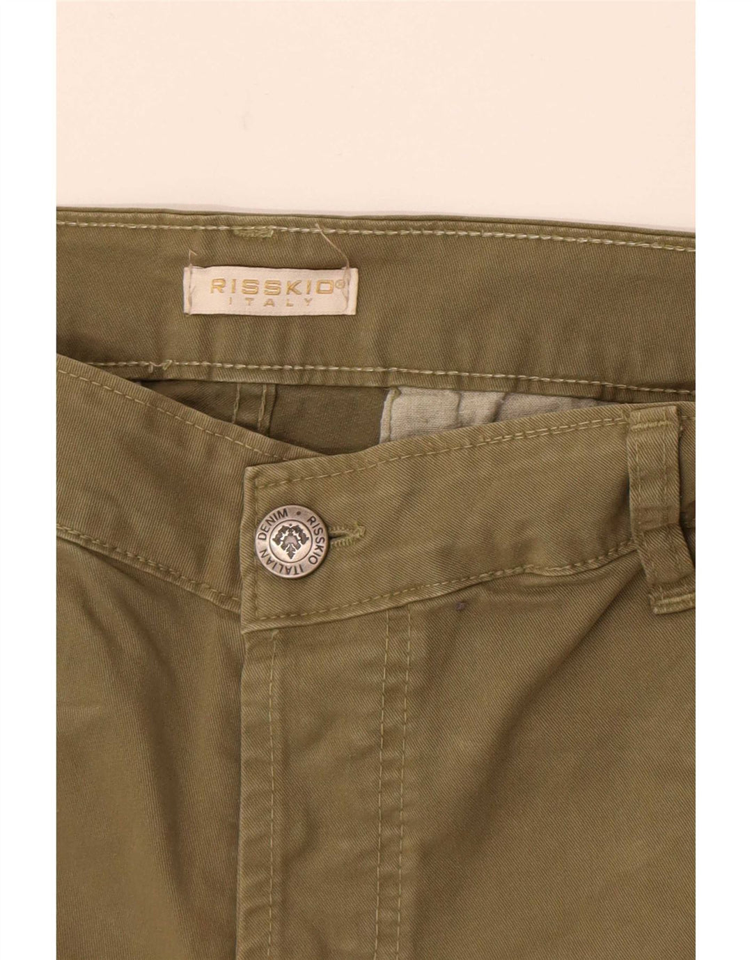 Risskio Herre Cargo Shorts W34 Large Khaki