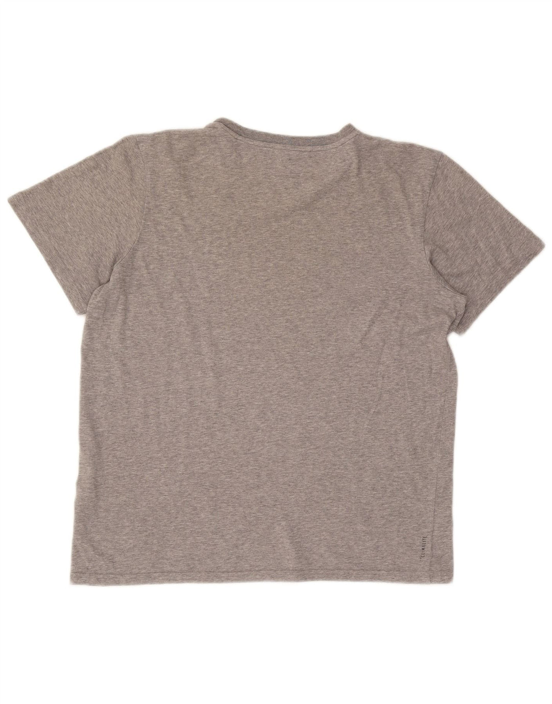 Adidas Herre T-Shirt Top Stor Grå Flecked Bomuld