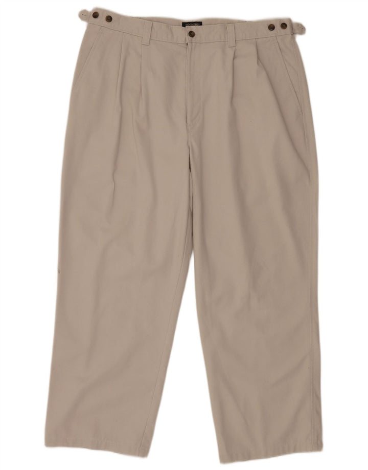 Dockers Herre Khakis Pegged Chino Bukser W40 L28 Grå Bomuld