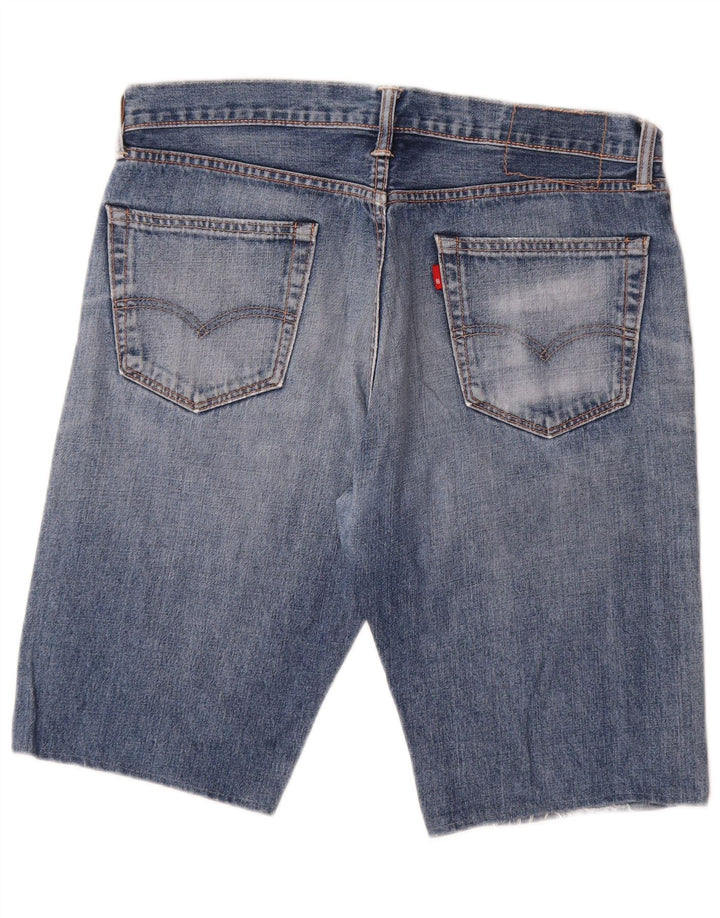Levi's Distressed Denim Shorts til mænd W34 Large Blue Cotton
