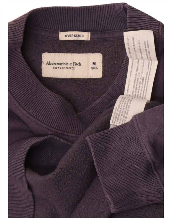 Abercrombie & Fitch Hudson grafisk sweatshirt til kvinder, medium lilla