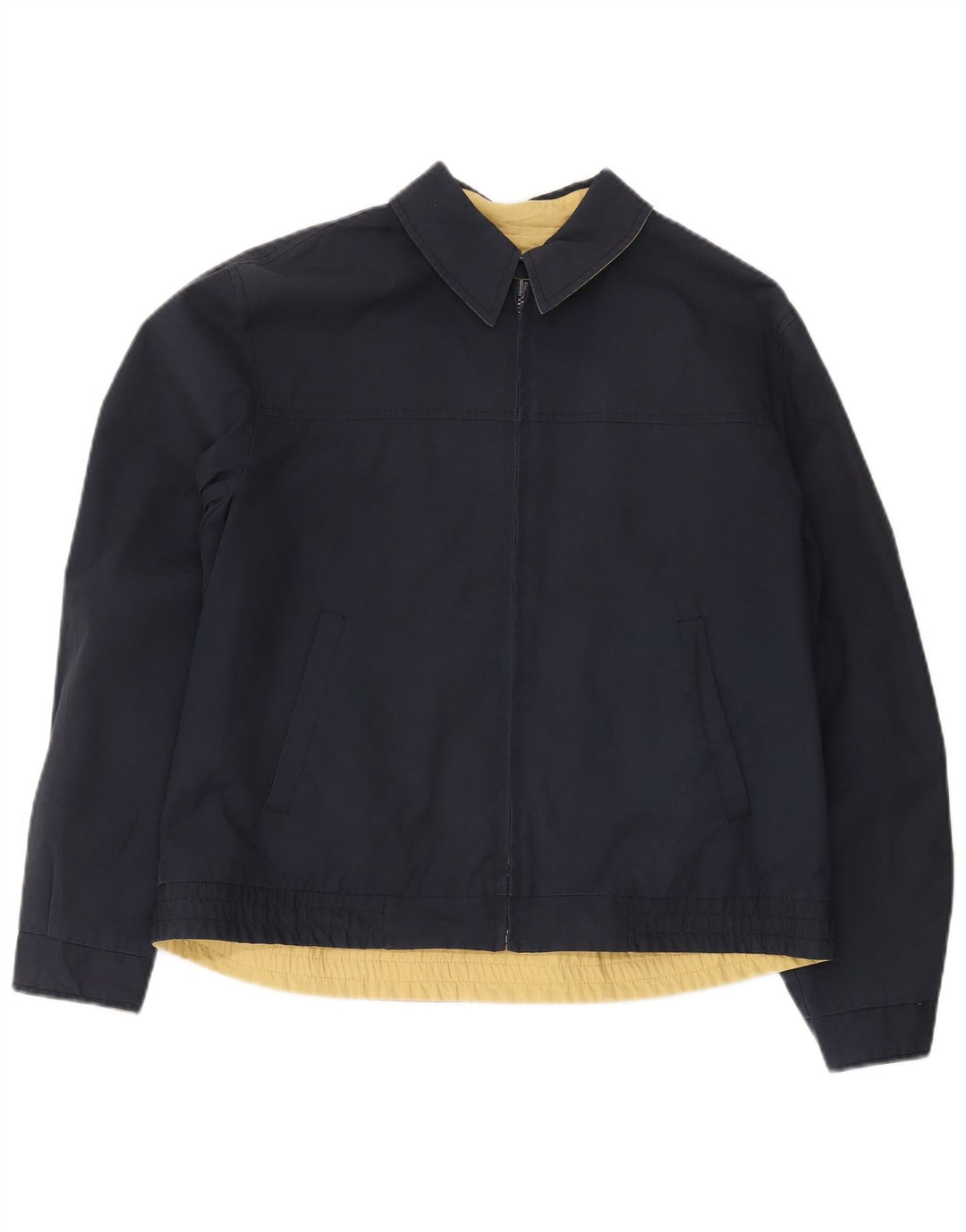Vintage Bomberjakke til mænd UK 38 Medium Navy Blue