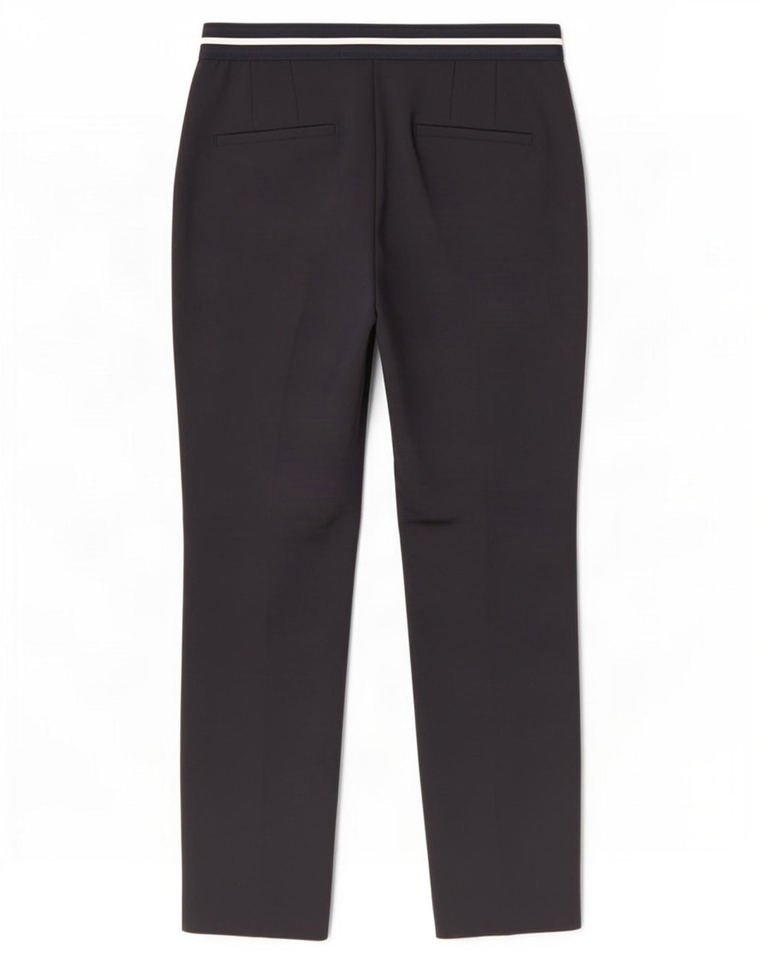 Zara Dame Slim Cropped Trousers Medium W28 L26 Navy Blue