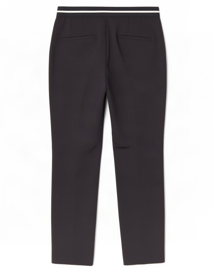 Zara Dame Slim Cropped Trousers Medium W28 L26 Navy Blue