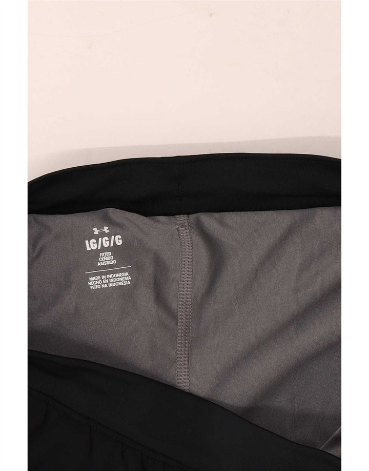 Under Armour Herre Fitted Graphic Sports Shorts Large Black