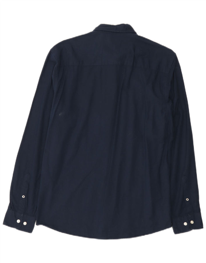 Jack & Jones herreskjorte medium marineblå bomuld