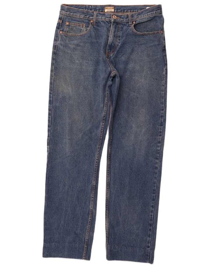 BRUGI Straight Jeans til mænd W34 L32 Blå Bomuld