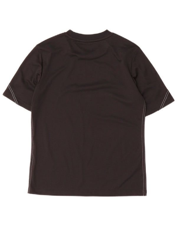 ADIDAS Boys Aeroready T-Shirt Top 11-12 År Sort Polyester
