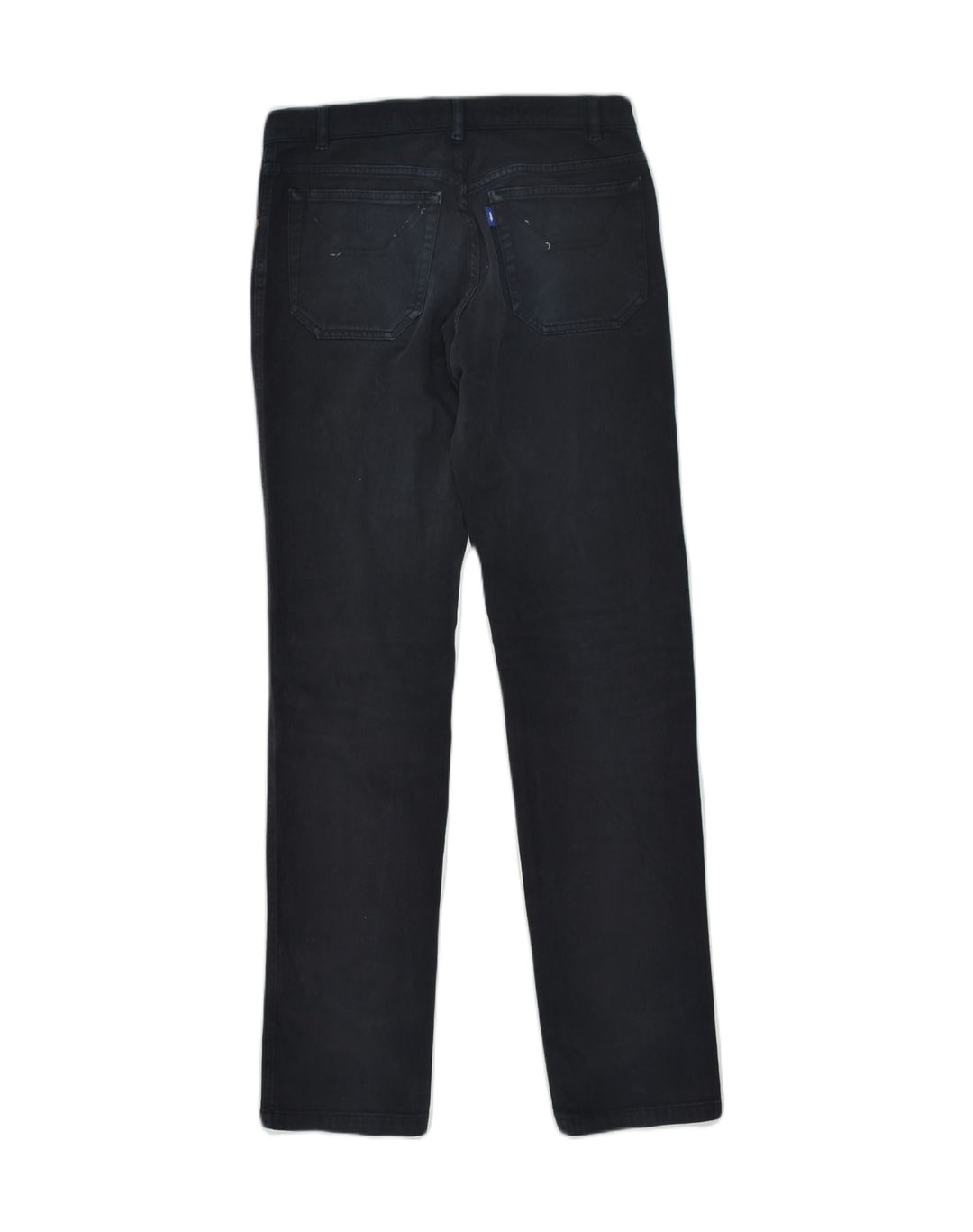 JECKERSON Womens Straight Casual Trousers W29 L30 Black Cotton | Vintage Jeckerson | Thrift | Second-Hand Jeckerson | Used Clothing | Messina Hembry 