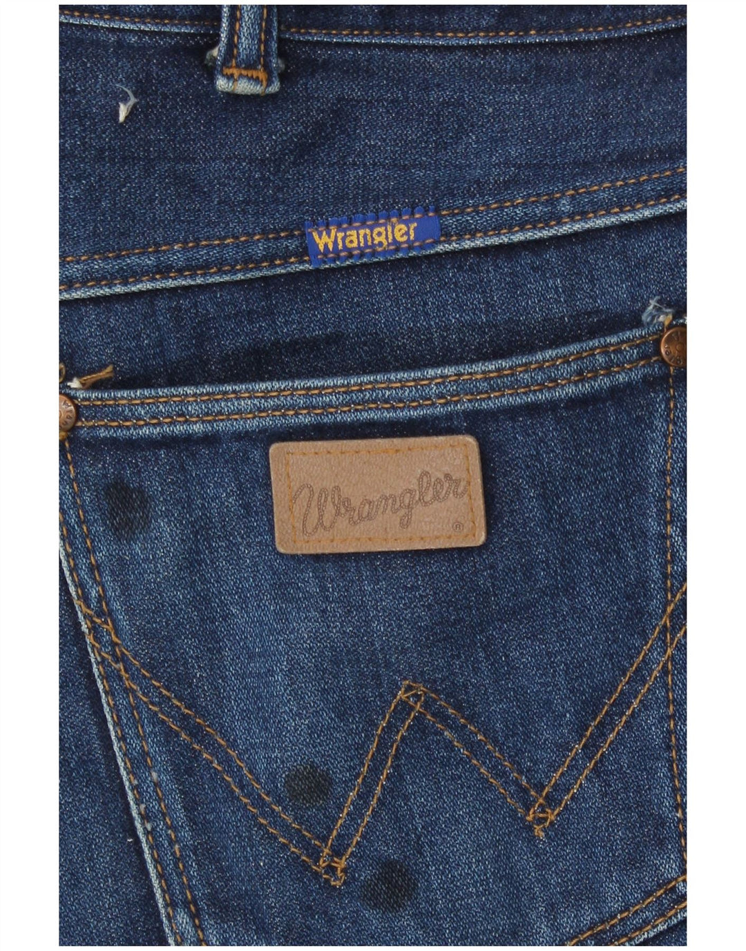 Wrangler Straight Jeans til mænd W40 L31 Marineblå