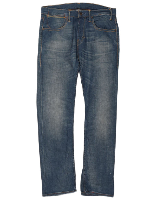 Levi's Straight Jeans til mænd W32 L32 blå bomuld