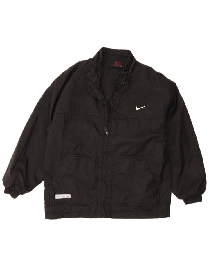 Nike drenge grafisk vindjakke 12-13 år stor sort nylon