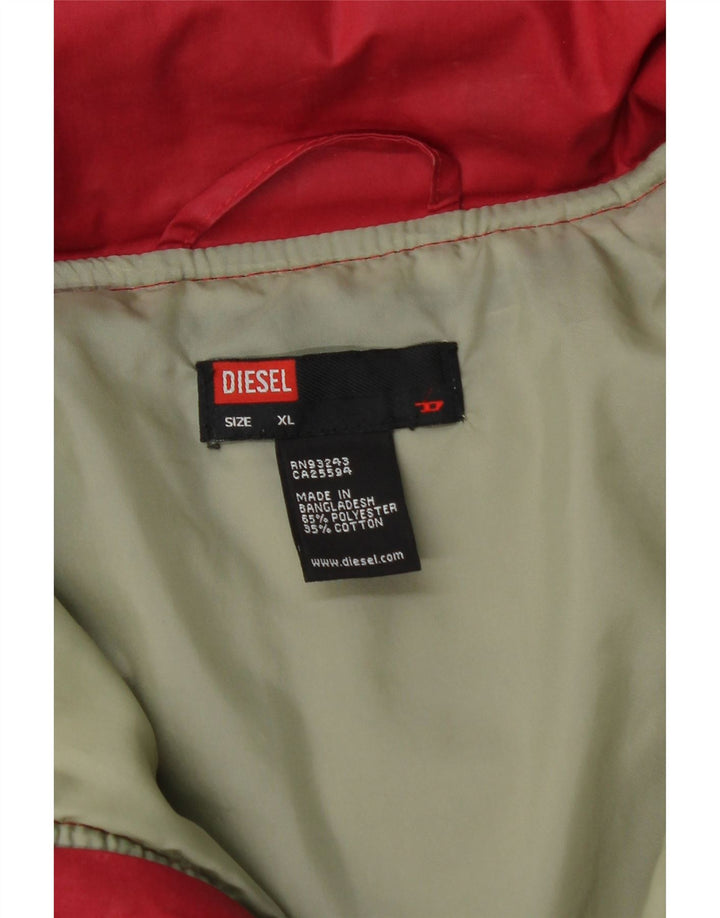 Diesel Polstret Herrejakke UK 42 XL Rød Polyester