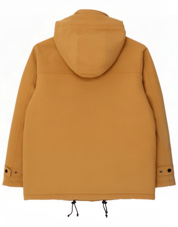 Navigare Parkajakke med hætte til mænd UK 46 3XL Beige Cotton