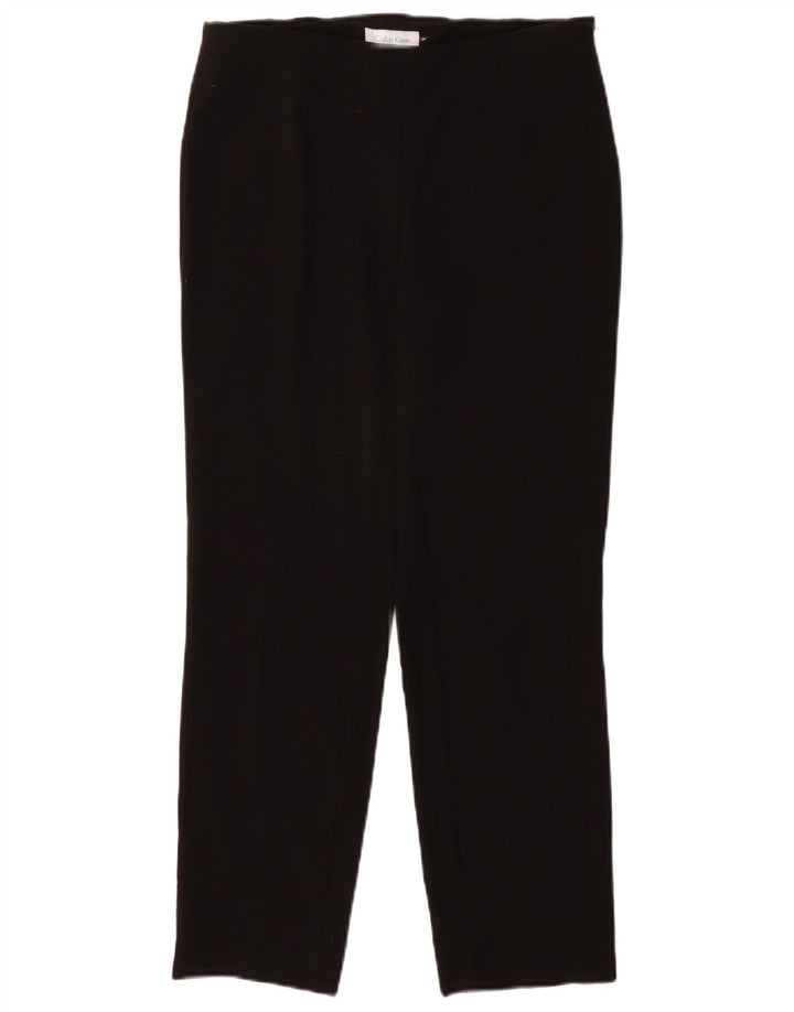 Calvin Klein Dame Slim Suit Bukser W28 L27 Sort Polyester