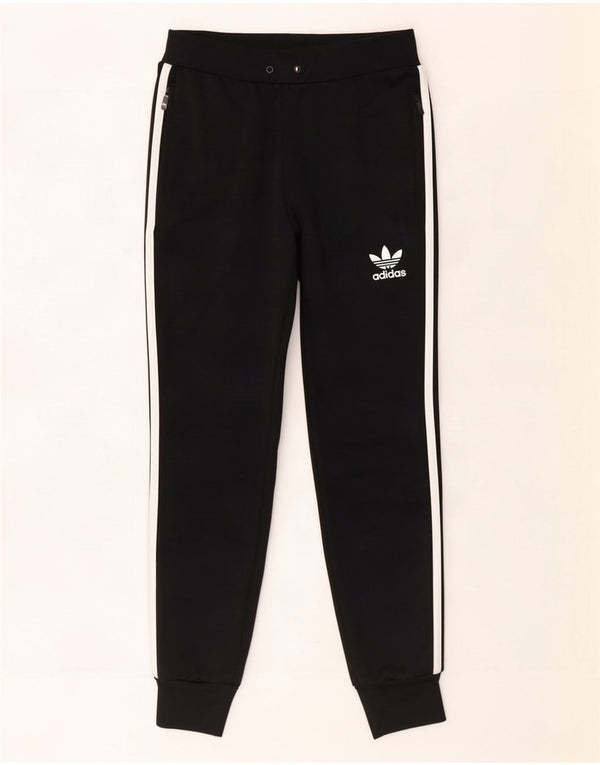 Adidas Dame træningsdragt Bukser Joggers UK 8 Small Black Polyester