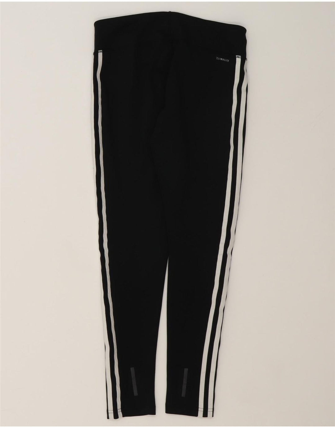 ADIDAS Womens Climalite Leggings UK 8/10 Small Black Polyester Vintage Adidas and Second-Hand Adidas from Messina Hembry 