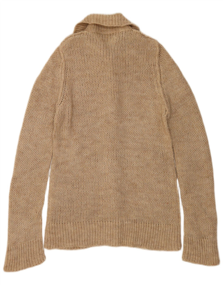 Jigsaw Dame Cardigan Sweater UK 14 Medium Grå Akryl