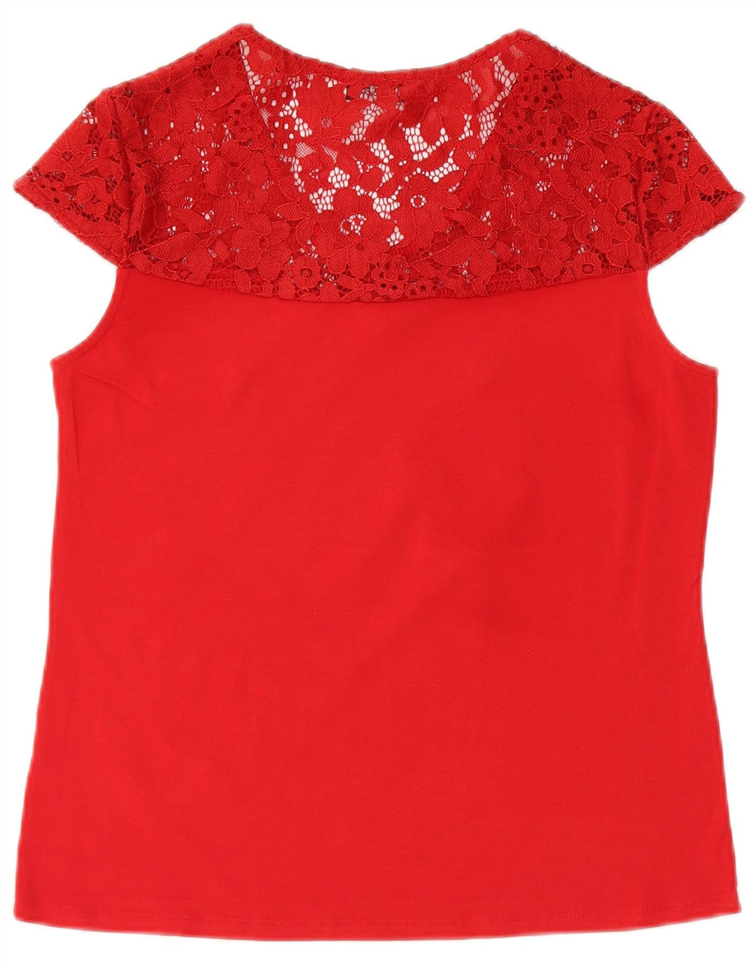 GUESS Damebluse Top UK 12 Medium Red Floral