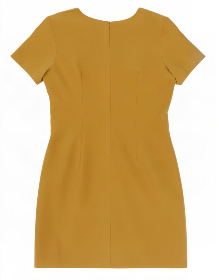 Sasha Womens Sheath Dress UK 14 Large Yellow Polyester