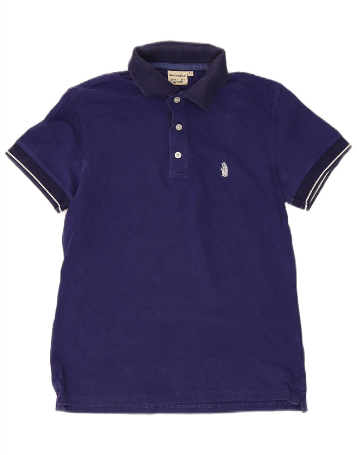 Refrigue herre poloshirt lille blå bomuld