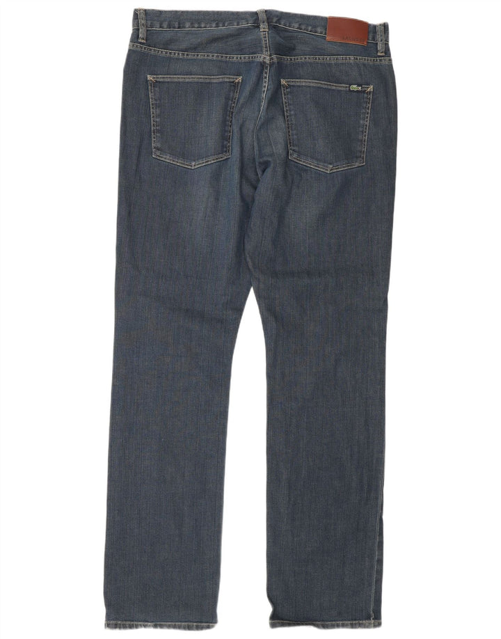 Lacoste Straight Jeans til mænd W36 L34 blå bomuld