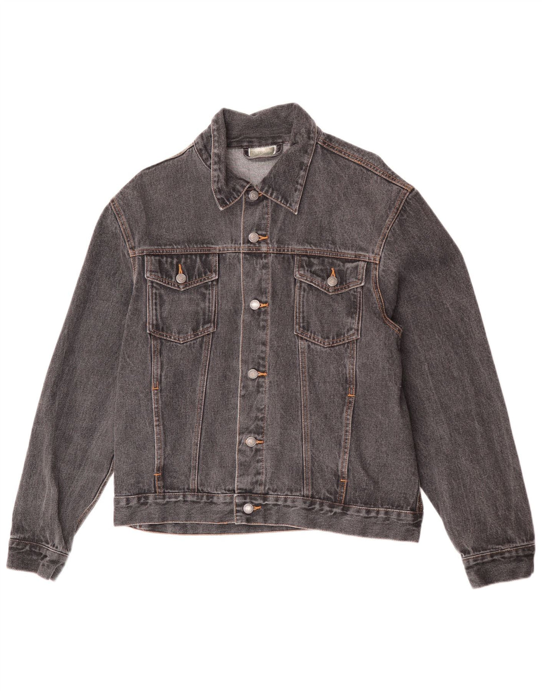 Vintage denimjakke til mænd UK 42 XL Grå bomuld
