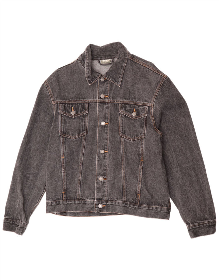 Vintage denimjakke til mænd UK 42 XL Grå bomuld