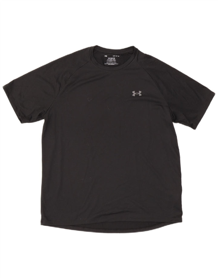 Under Armour Herre T-Shirt Top Stor Sort Polyester