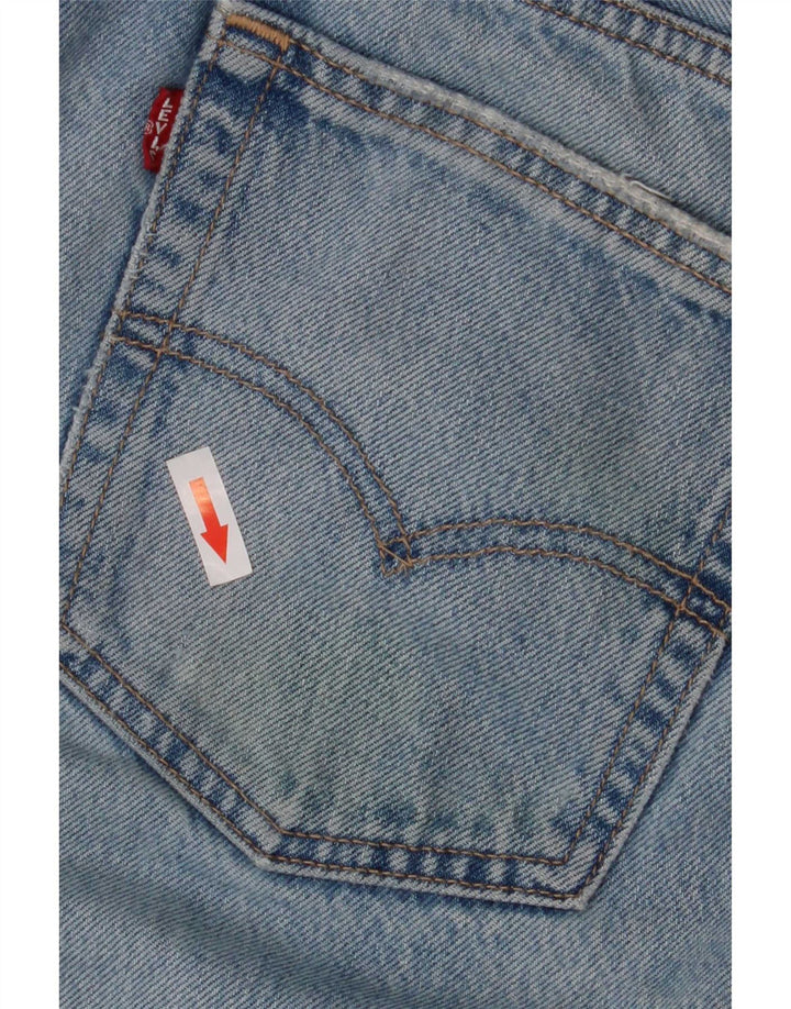 Levi's Dame Distressed Bootcut Jeans W29 L33 Blå Bomuld
